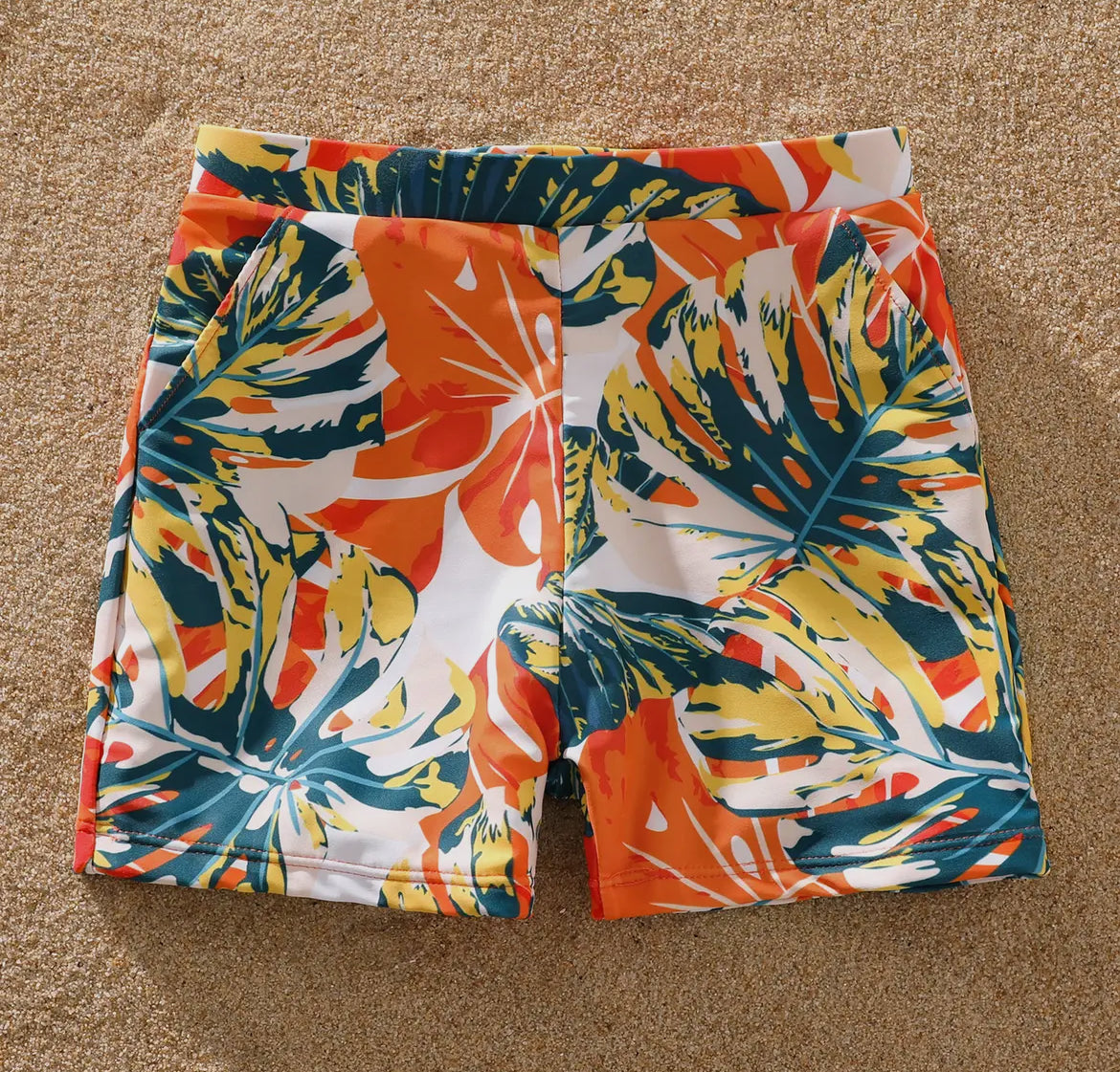 Tropical Orange Toddler Swimsuit