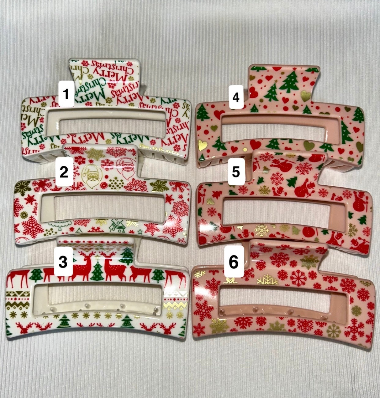 Christmas Hair Clips