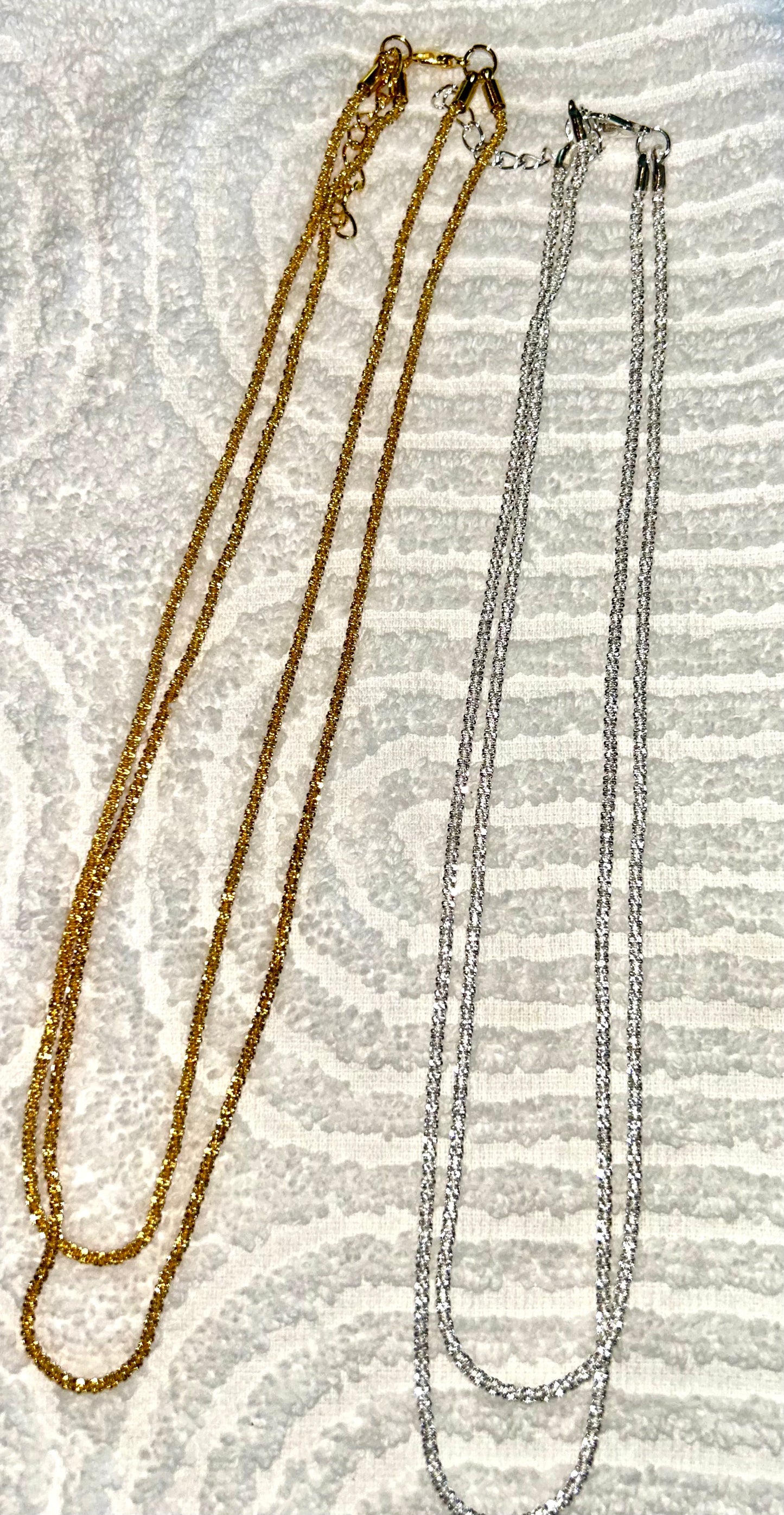 Silver & Gold Sparkling Chain