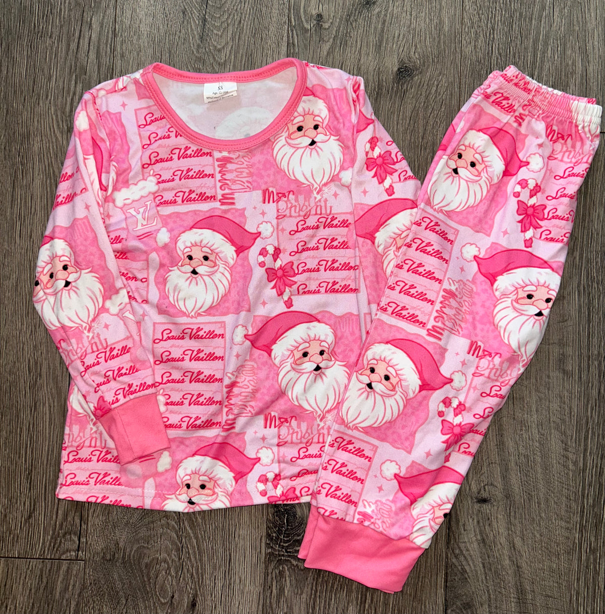 Girls LV Santa PJs