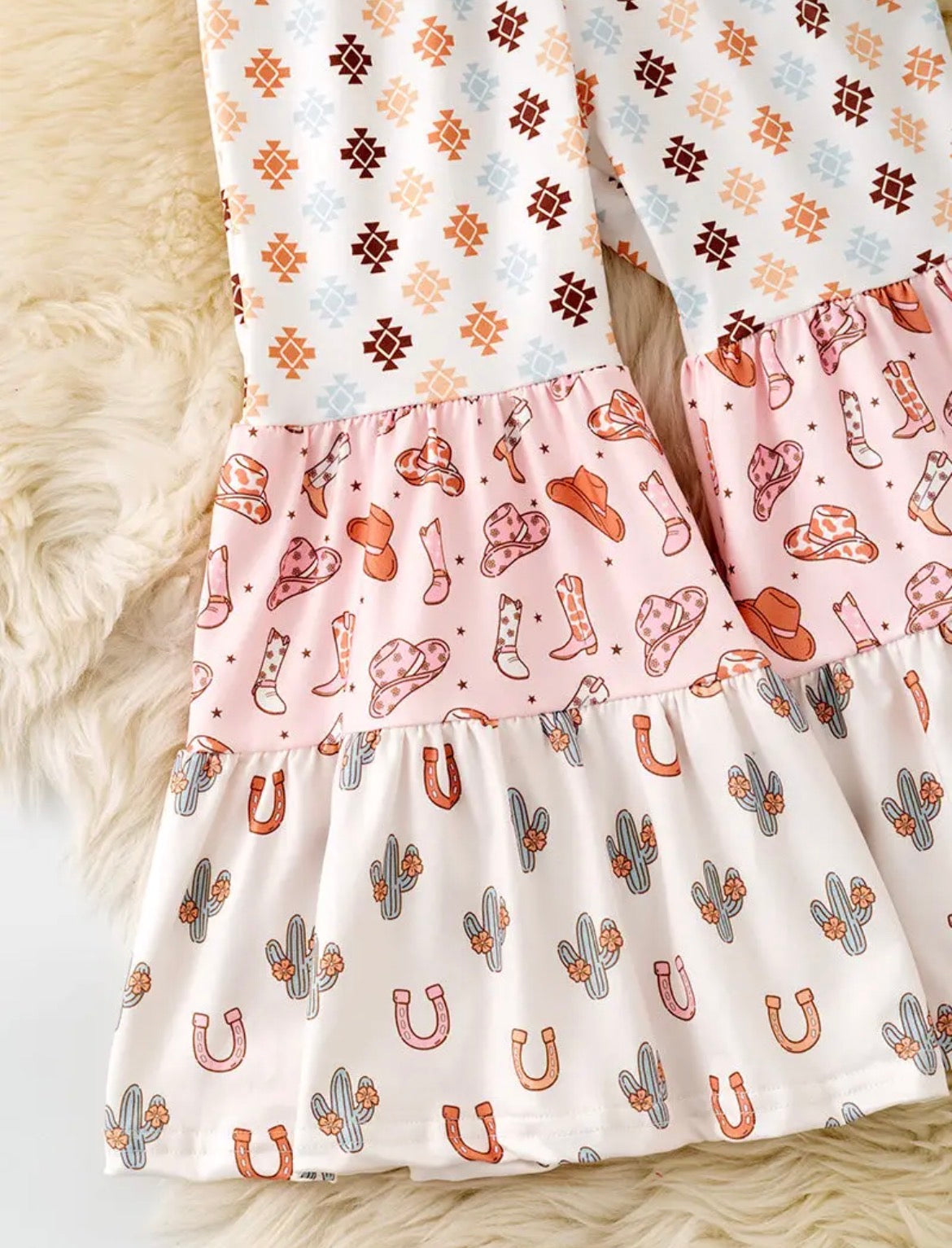 Girls Rodeo Flare Overalls
