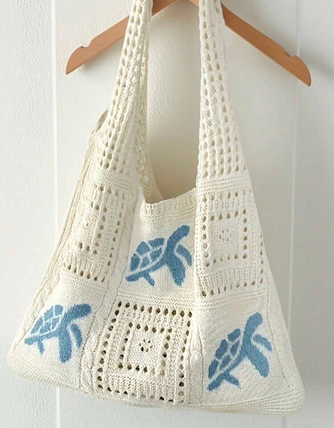 Crochet Turtle Over Shoulder Bag