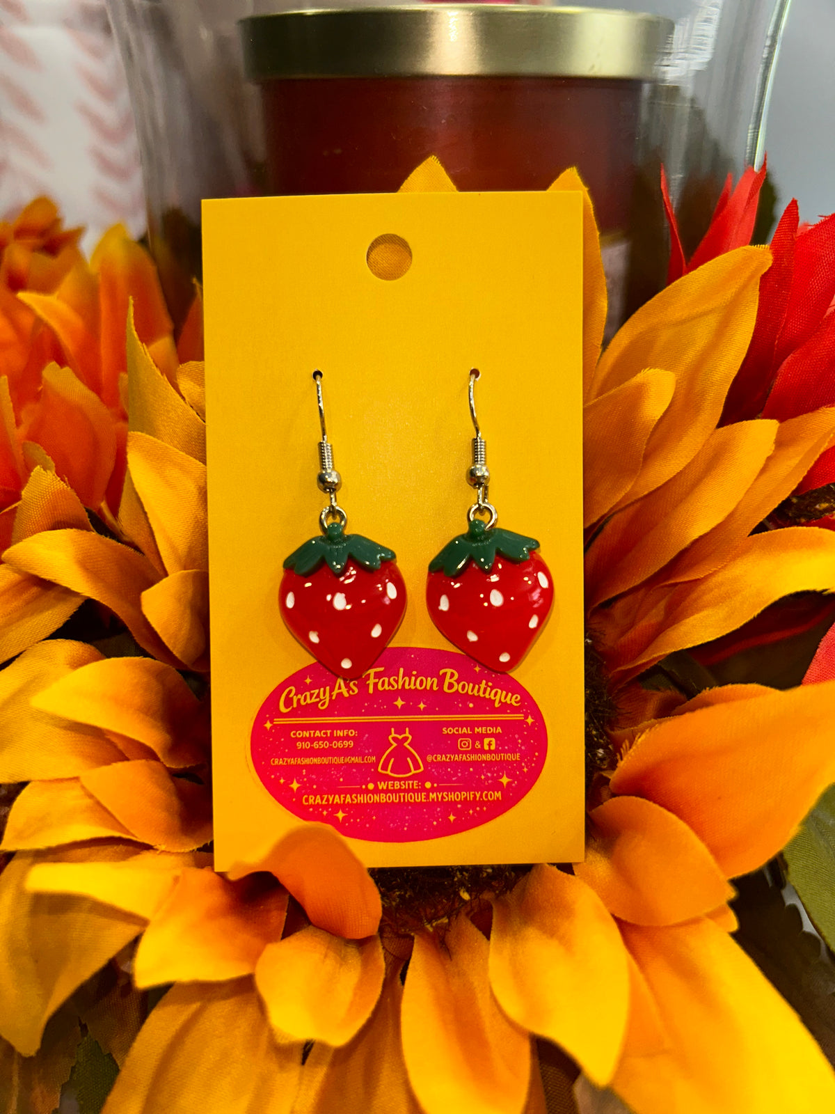 Strawberry Earrings