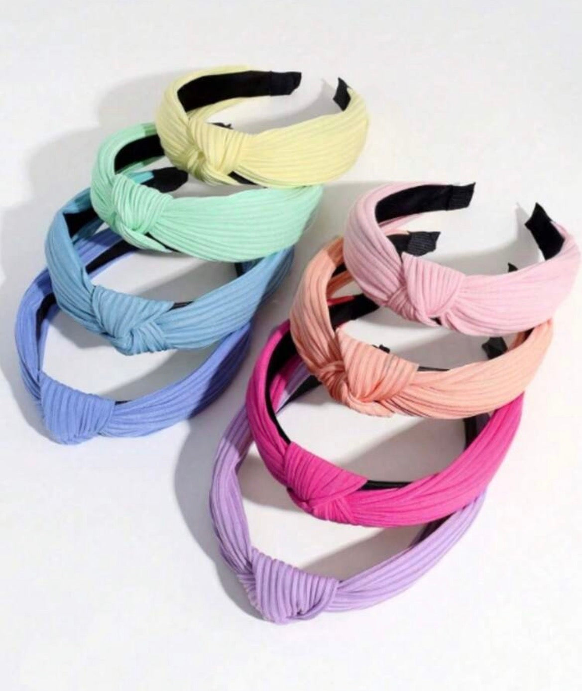Multiple Colors Knotted Headbands
