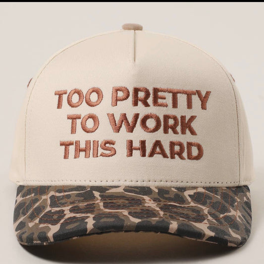 C.C Too Pretty To Work This Hard Hat