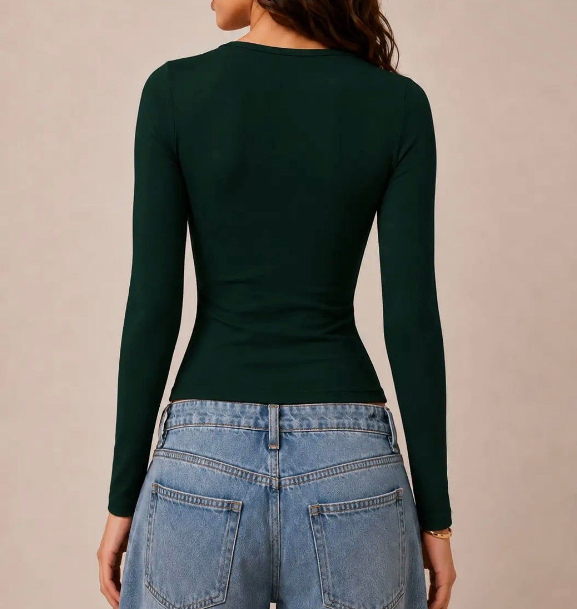 Sweetheart Cinched Long Sleeve