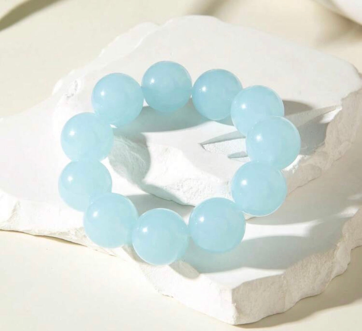 Bulky Beaded Bracelet- 3 Color Options Available