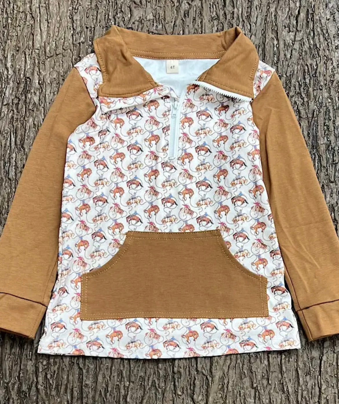 Boys Rodeo Half Zip Pullover