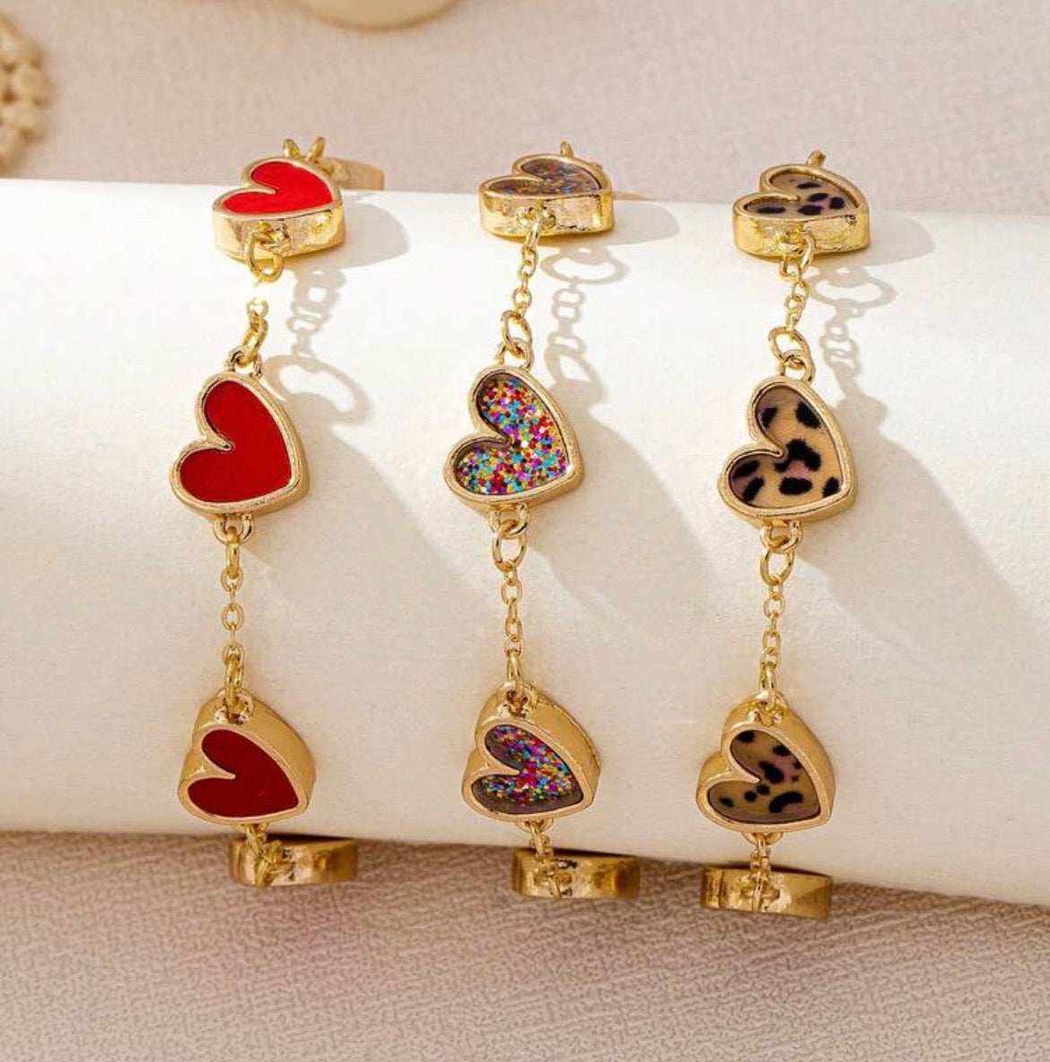 Heart Chain Bracelet
