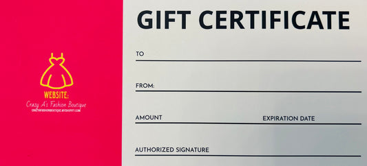 Gift Certificate