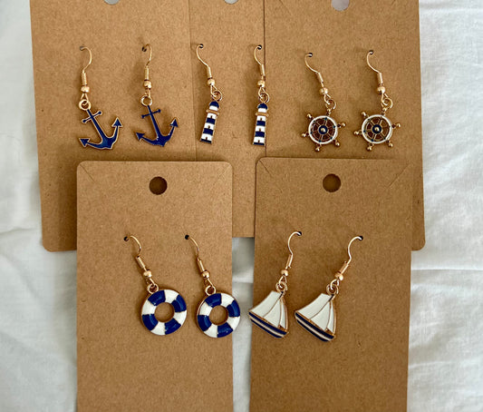 Beach Theme Earrings