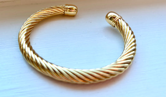 Gold Bangle Bracelet