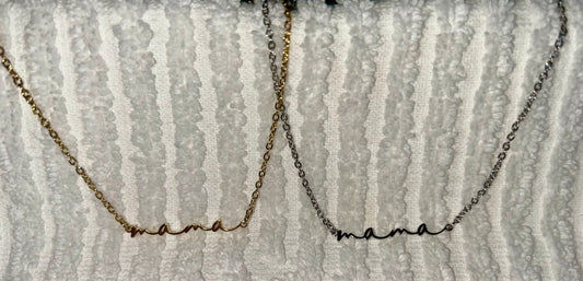 Silver & Gold Mama Chain Anklet