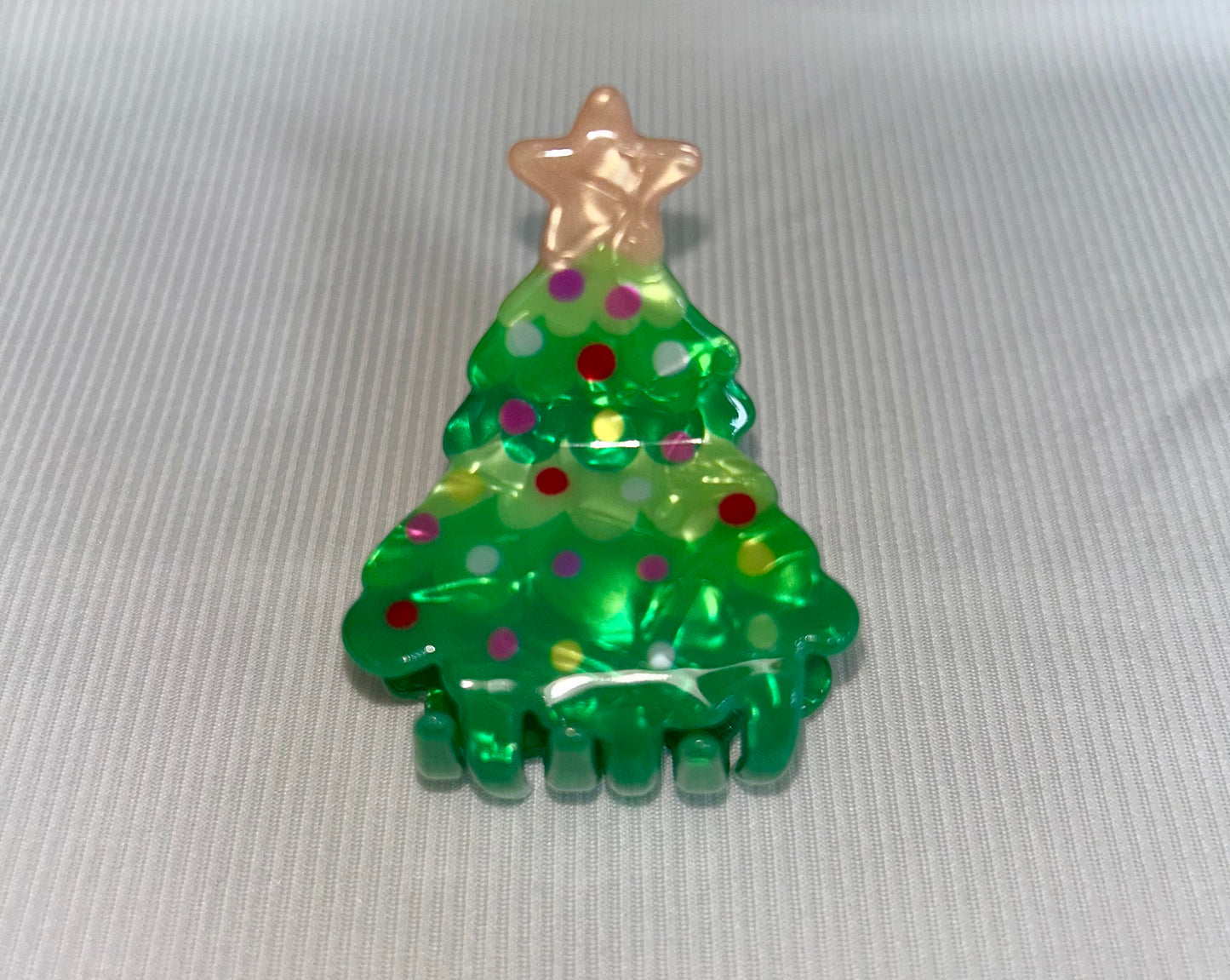 Christmas Tree Claw Clip