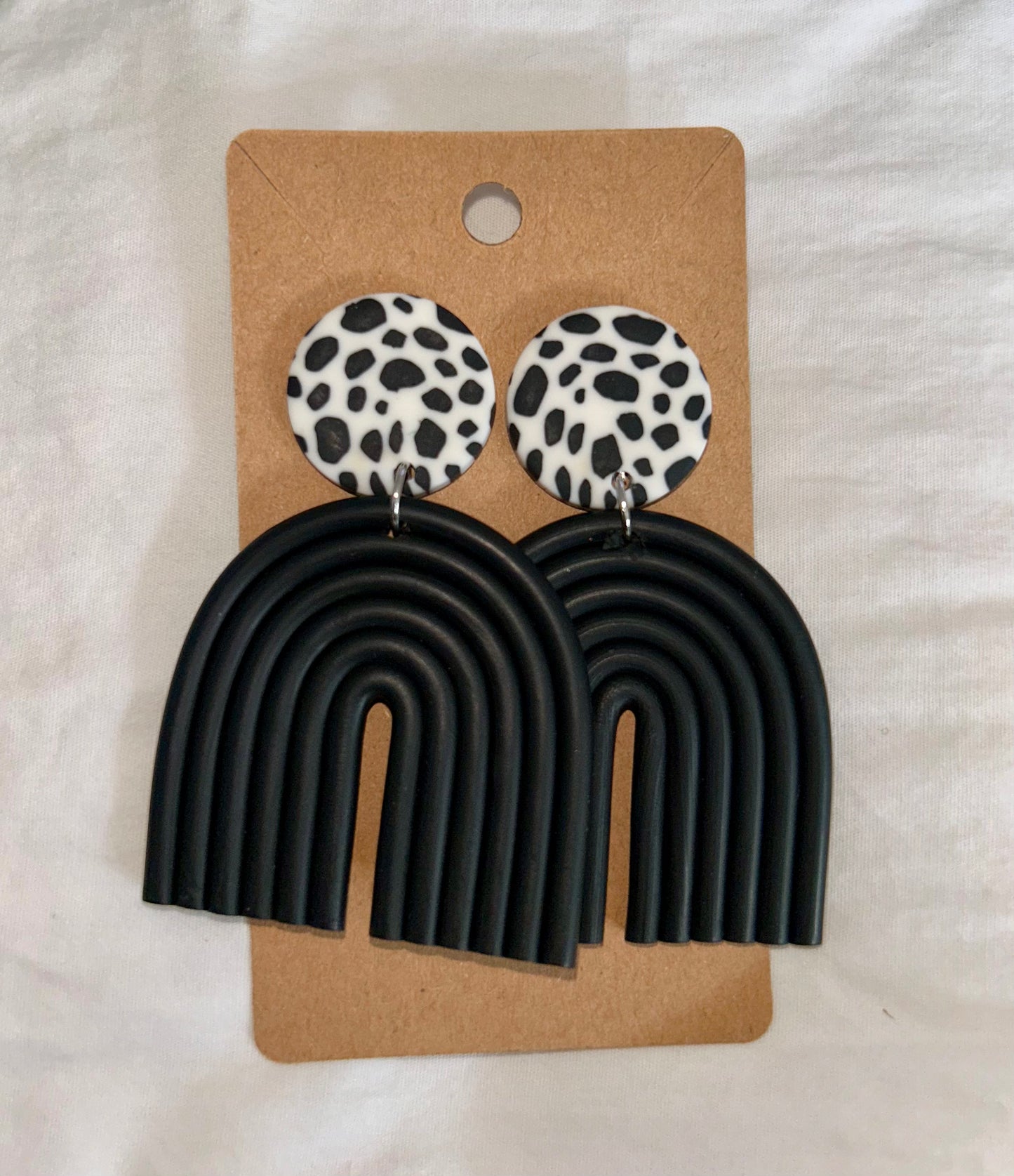 Black&White Boho Earrings