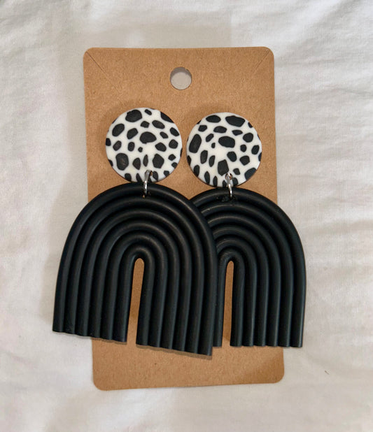 Black&White Boho Earrings
