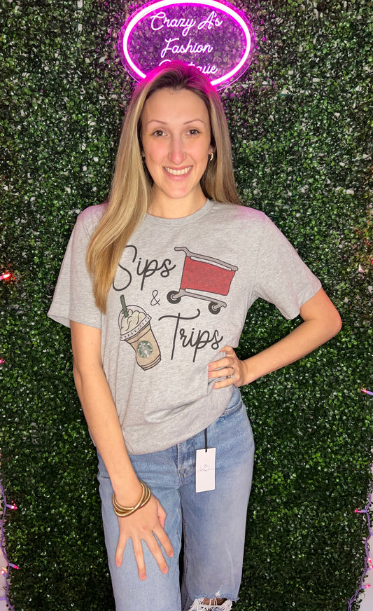 “Sips & Trips” T-Shirt
