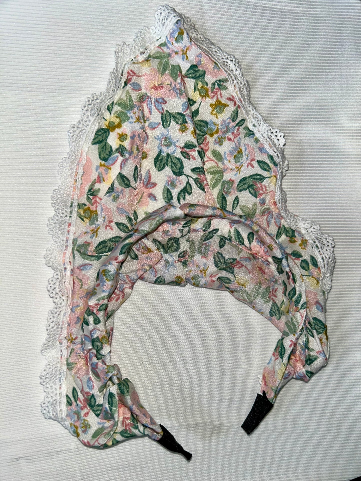 Floral Lace Bandana Headband