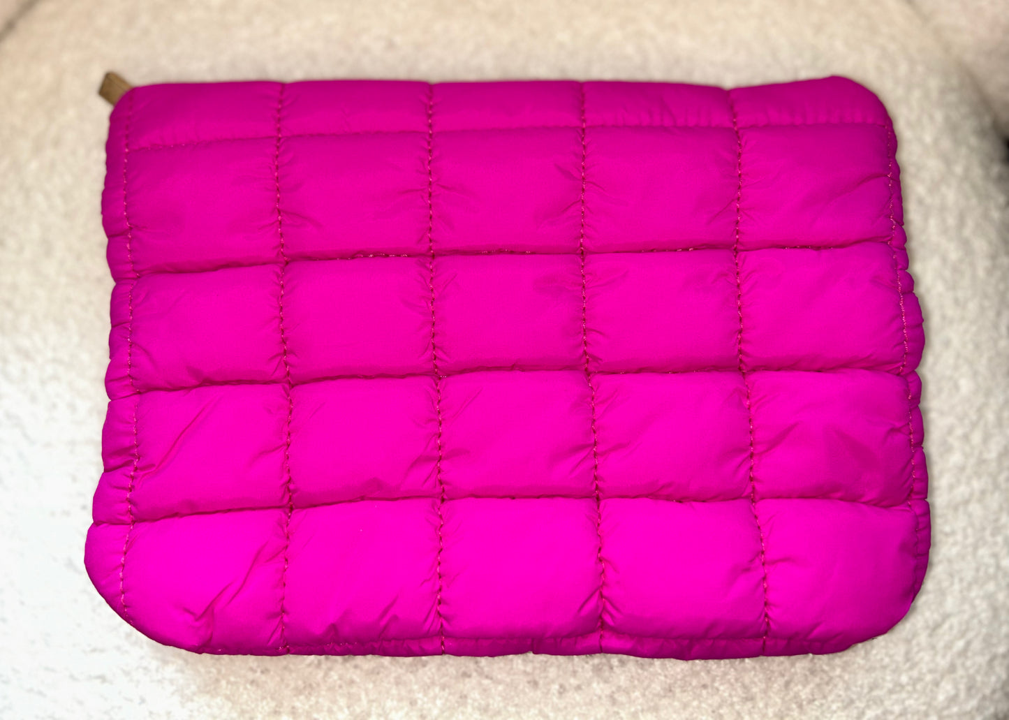 Puffy Makeup Bag- Different Color Options Available