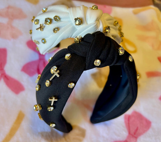 Knotted Cross Headband