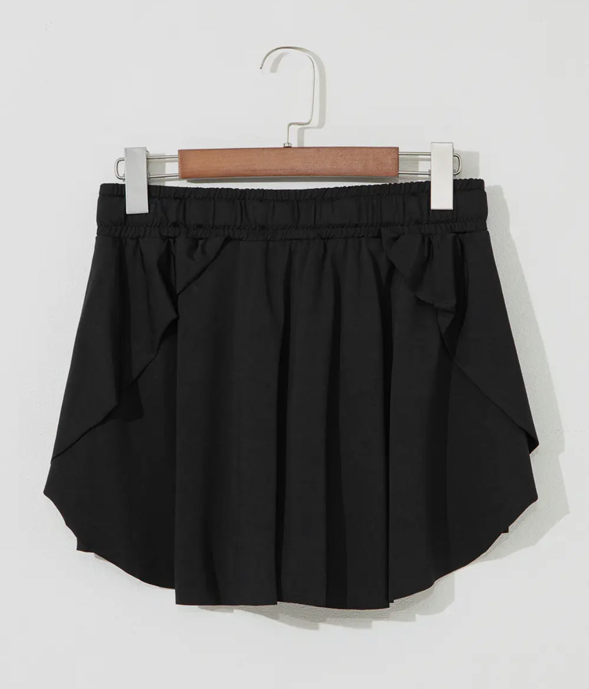 Drawstring High Waist Lined Tennis Skort- Different Color Options Available