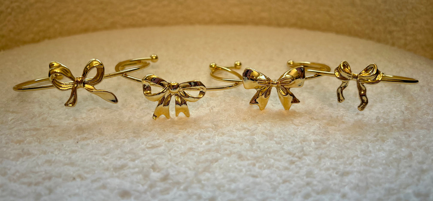 Gold Bow Bracelets