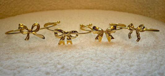 Gold Bow Bracelets