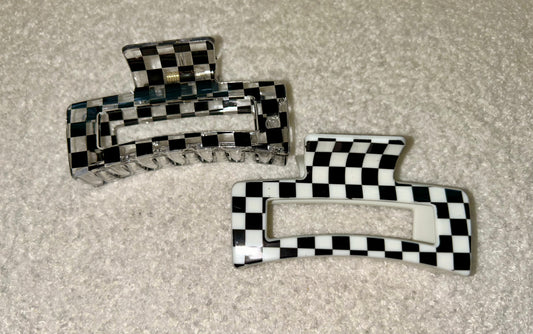 Checkered Claw Clip