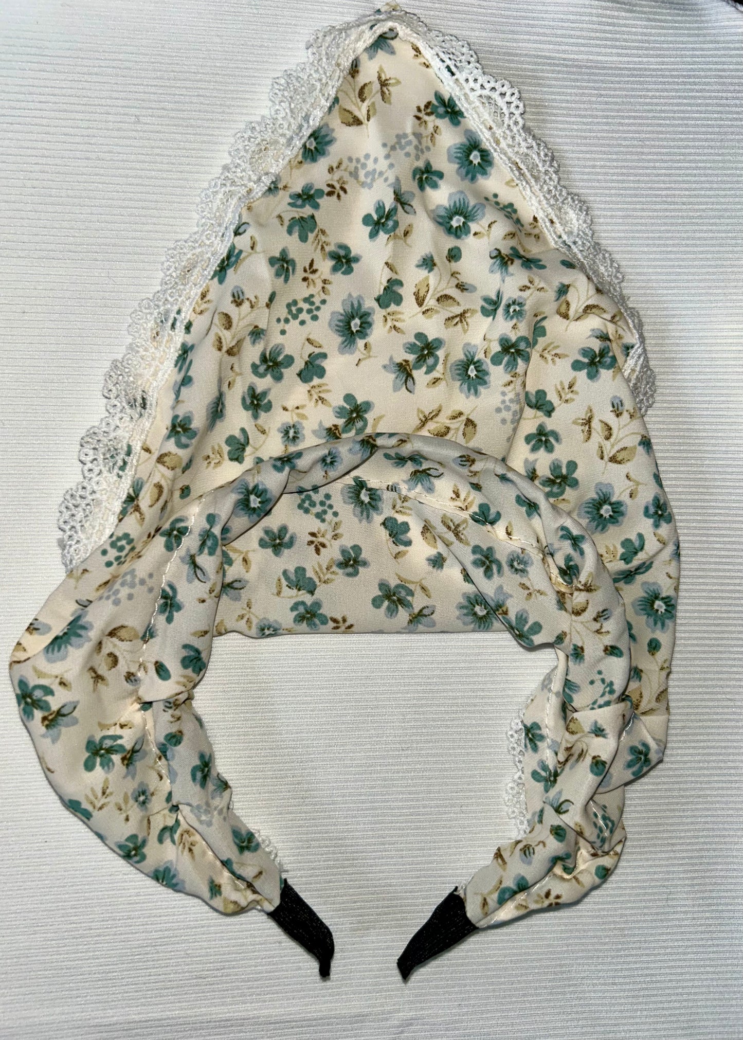 Flower And Lace Bandana  Headband