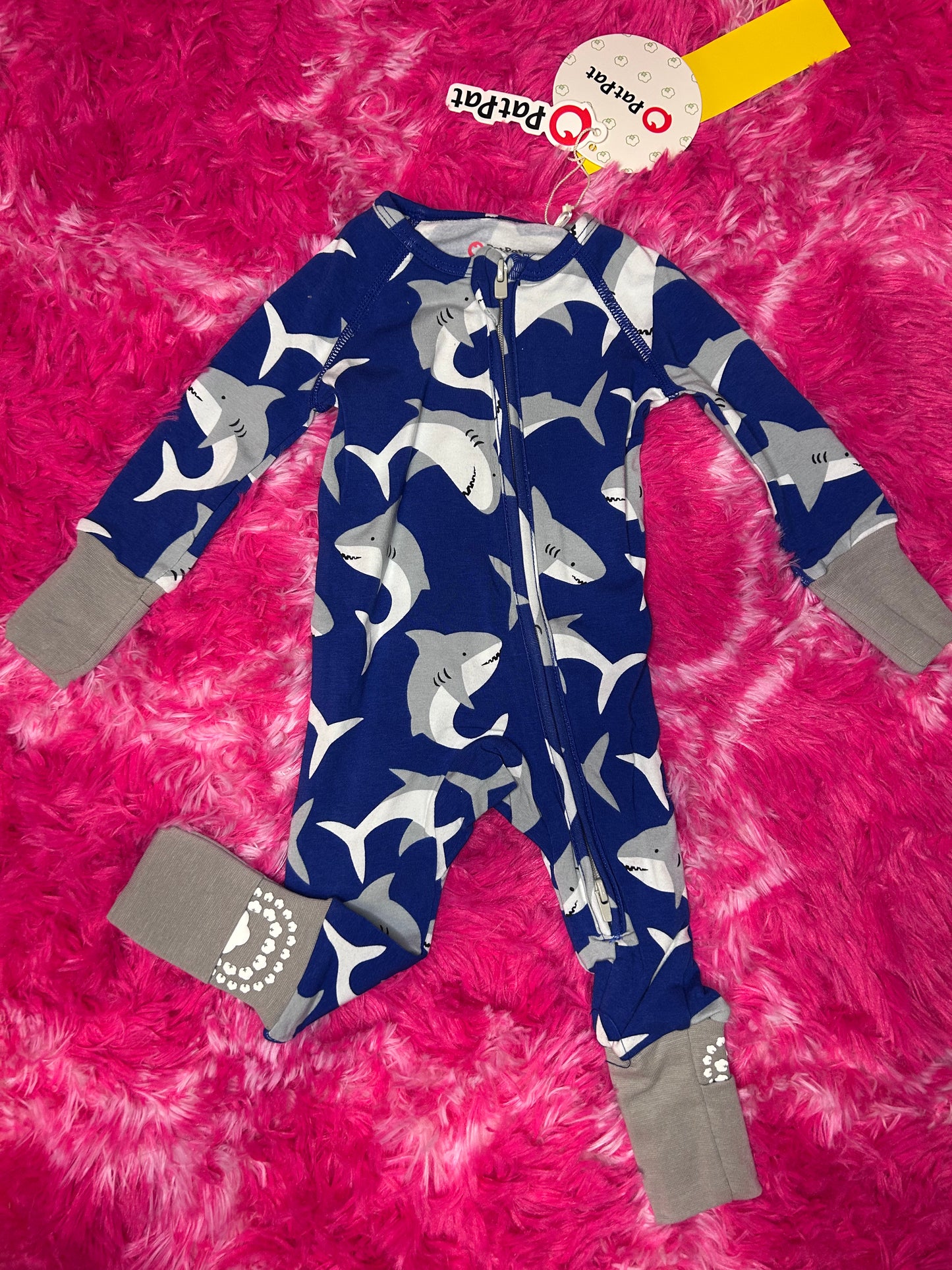 Organic Cotton Shark Baby Sleeper